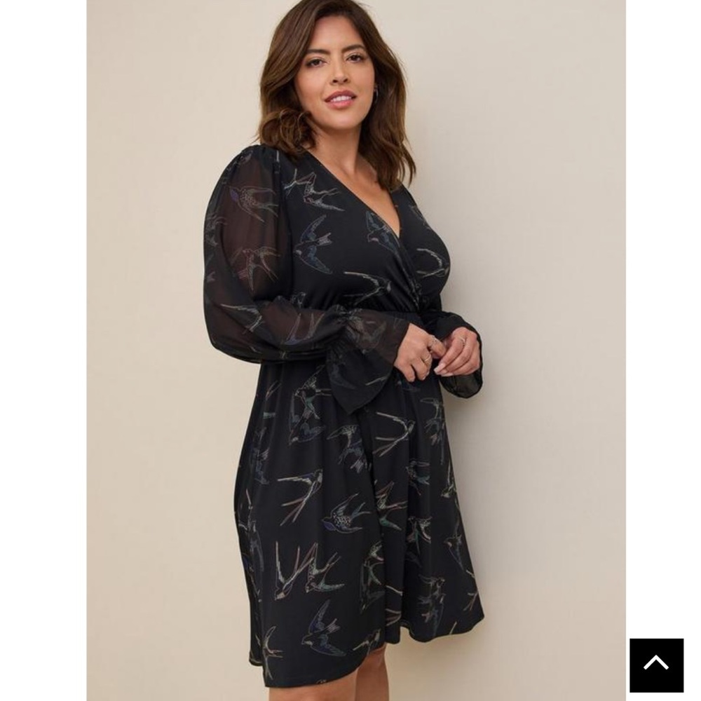 Torrid Mini Studio Knit Babydoll Dress